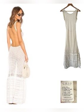 Chio Knit Tube Backless Dress